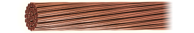 Copper wires, not insulated, flexible