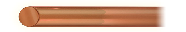 Copper round electrical wire