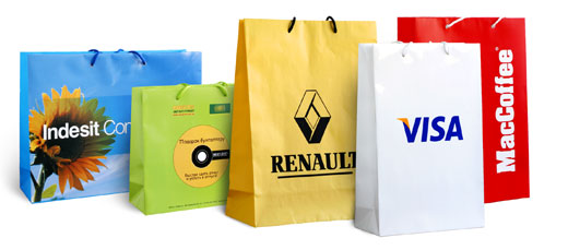 Bags for packaging industrial products